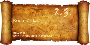 Kuch Zita névjegykártya